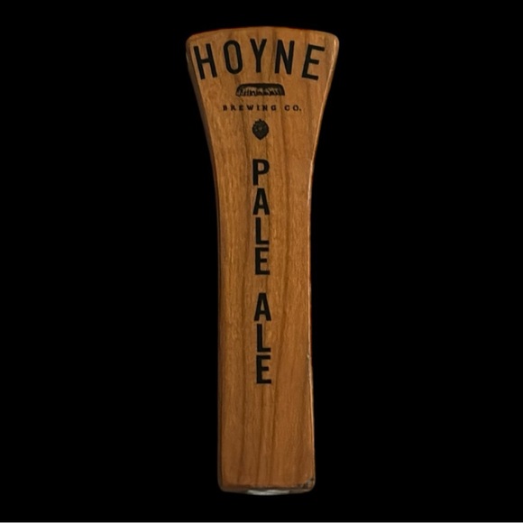 RARE | Bar/Beer Tap | Hoyne Brewery • Pale Ale | Stained Wood with Black Writing - Picture 2 of 6
